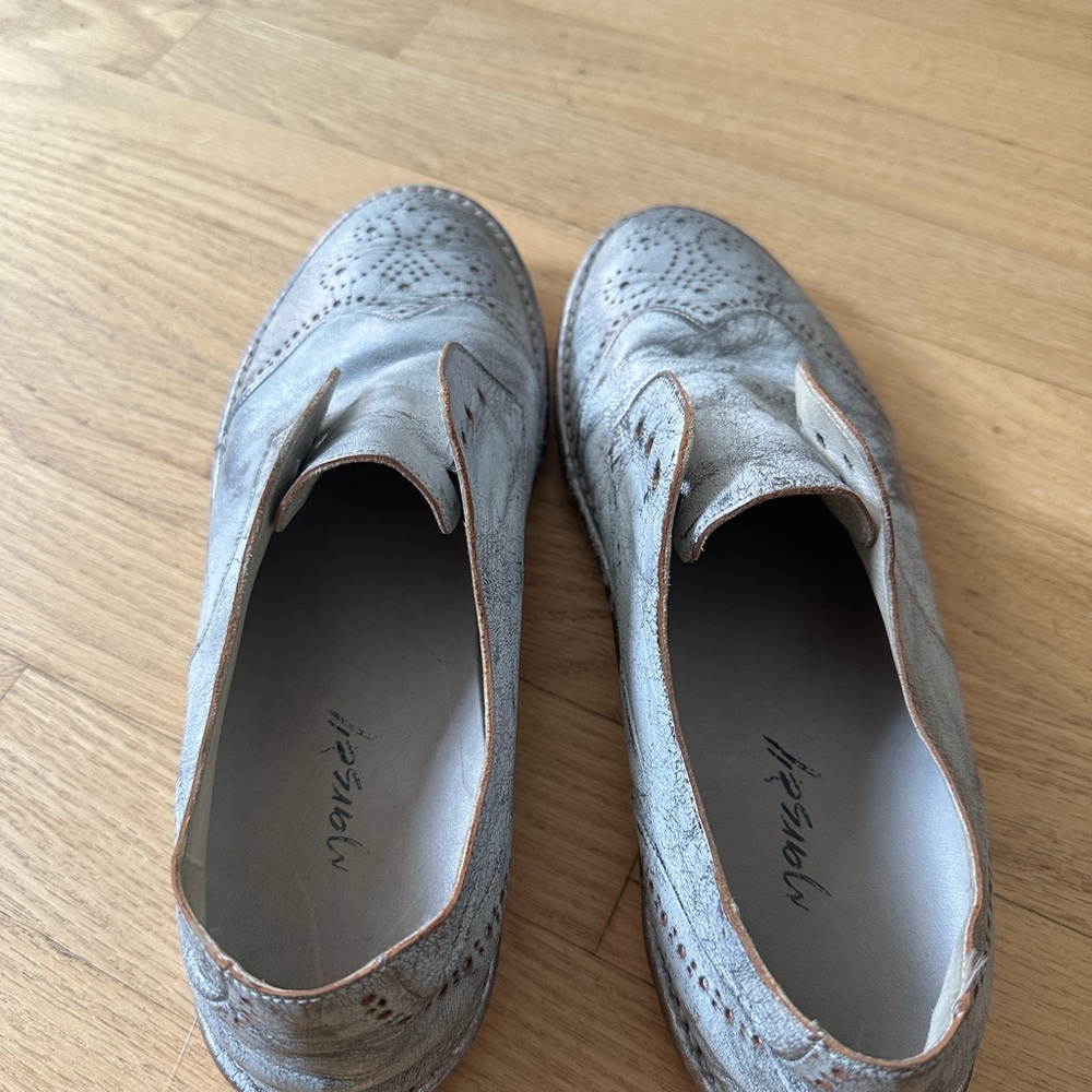 Marsèll Metallic Leather Oxfords - Picture 3 of 5